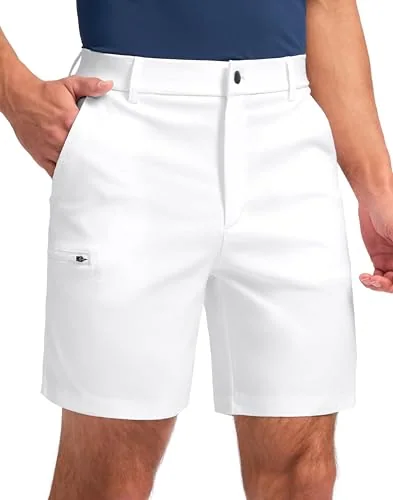 Men's 9-Inch Golf Shorts II, White