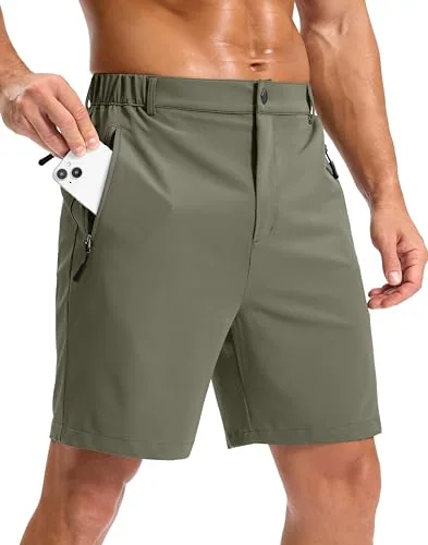 Men's 5-Inch Golf Shorts, Sage Green