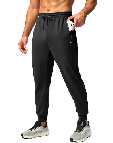 Men's Fleece-Lined Joggers II, Black