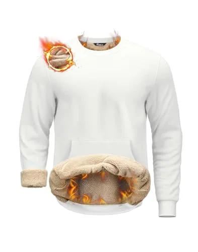 Men's Quarter-Zip Pullover II, White
