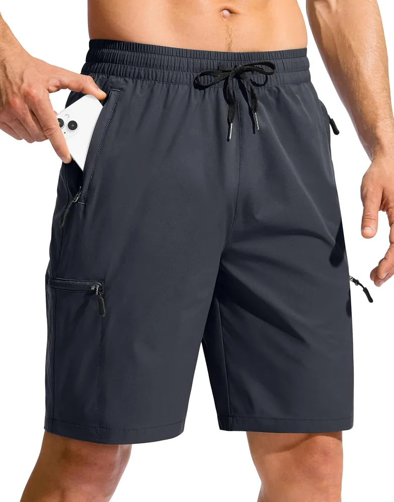 Men's 9-Inch Board Shorts II, Steel Grey