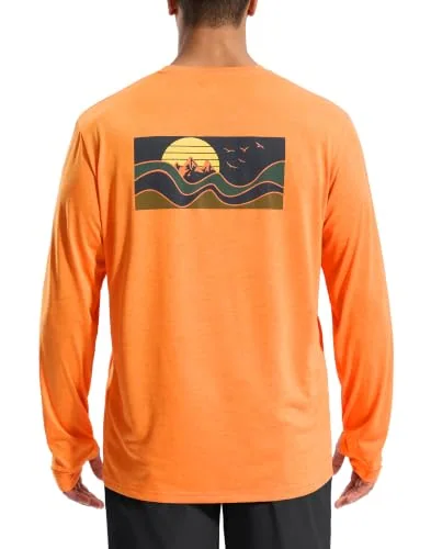 Men's Long-Sleeve Sun Shirt II, Orange