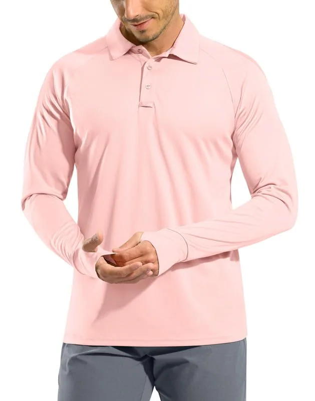 Men's Golf Polo, Pink