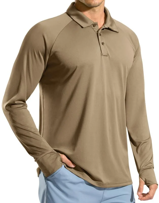 Men's Golf Polo, Khaki