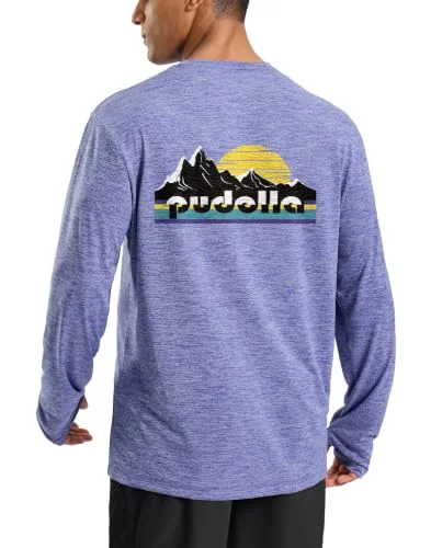 Men's Long-Sleeve Sun Shirt II, Purple