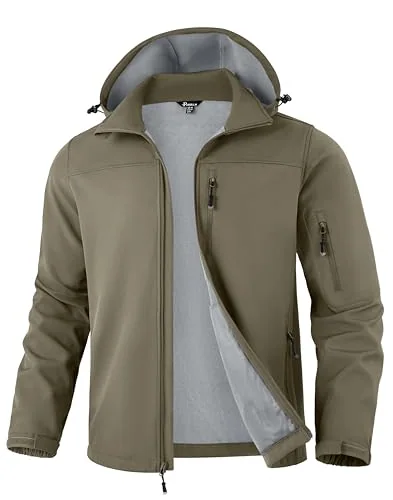 Men's Softshell Jacket, Dusty Khaki