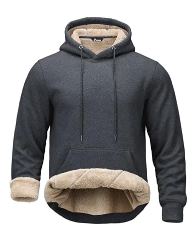 Men's Quarter-Zip Pullover IV, Heather Dark Grey