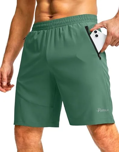 Men's 9-Inch Gym Shorts, Ocean Green