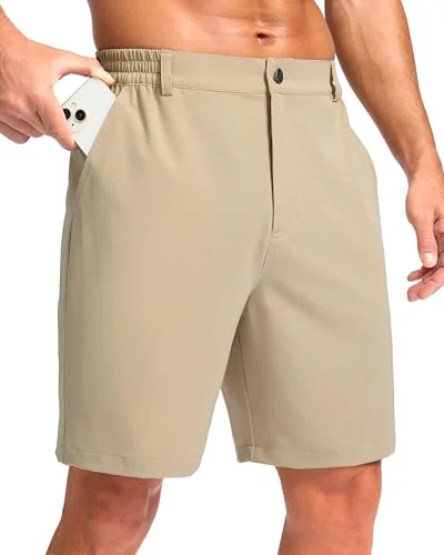 Men's 7-Inch Golf Shorts II, Light Khaki