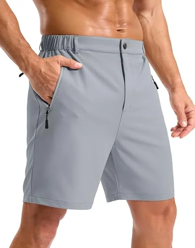 Men's 5-Inch Golf Shorts, Cloudy Grey