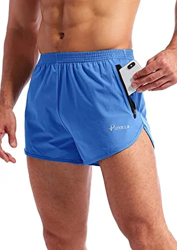 Men's 3-Inch Running Shorts, Royal Blue