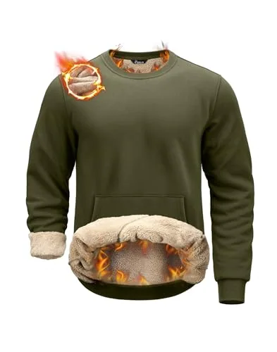Men's Quarter-Zip Pullover II, Army Green