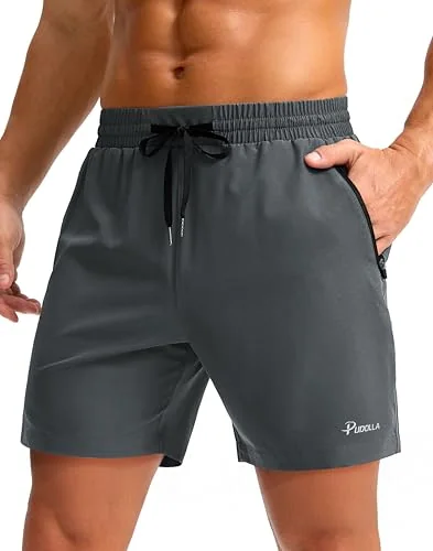 Men's 5-Inch Running Shorts II, Iron Grey
