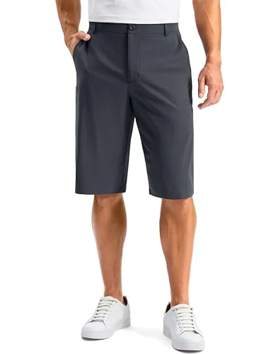 Men's 11-Inch Golf Shorts, Steel Grey