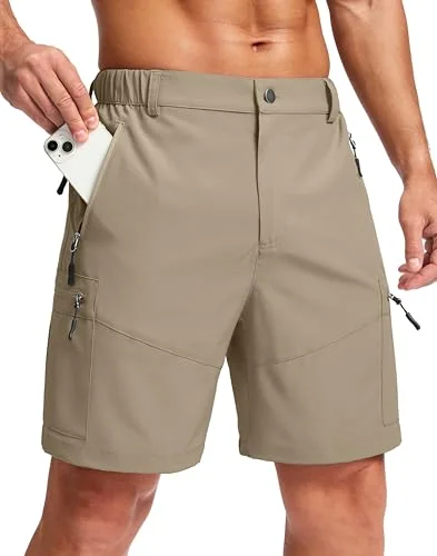 Men's 7-Inch Cargo Shorts, Dusty Khaki