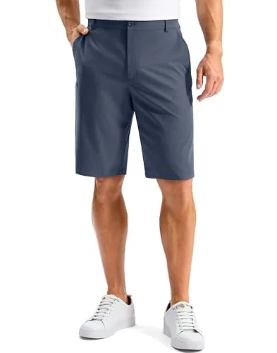 Men's 11-Inch Golf Shorts, Blue Grey
