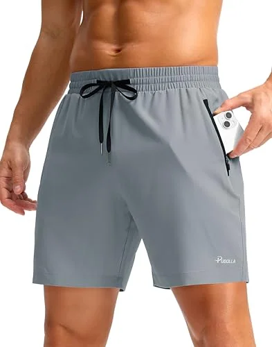 Men's Gym Shorts II, Light Grey